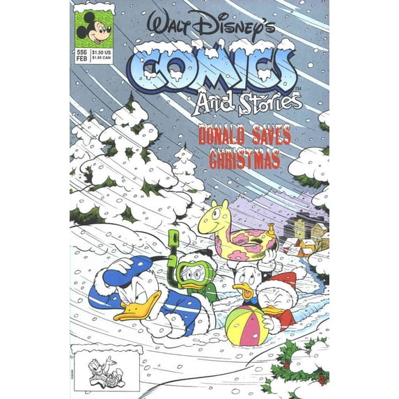 Walt Disney's Comics and Stories #556 VF ; Disney Comic Book