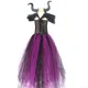 thumbnail image 5 of Disfraz de Maléfica para Halloween para niñas, elegante vestido de tutú negro para bautizo, disfraz de reina demonio, bruja, ropa de fiesta de carnaval, 5 of 5