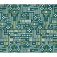 thumbnail image 4 of oneOone Tissu en Coton Flex Rayé & Carré Imprimé Géométrique au Mètre 40 Pouces de Large, 4 of 4