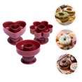 thumbnail image 4 of TEHAUX 3pcs Non Stick Donut Doughnut For Baking Easy To Clean Dessert Maker For Adults For Creative Diy Baking Fun, 4 of 8