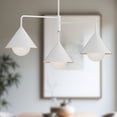 thumbnail image 6 of CH485245WHOP-Alora Lighting-Remy - 3 Light Chandelier-17.13 Inches Tall and 38 Inches Wide-White Finish, 6 of 7
