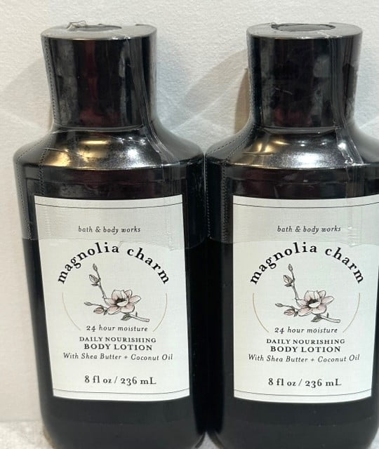 Bath & Body Works Magnolia Charm Body Lotion (Pack of 2)