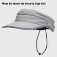 thumbnail image 4 of Gorra De Béisbol Reflectante Unisex Sombrero Ajustable Para El Sol Gorra Deportiva Sombrero De Verano Gorra Con Visera Sombrero De Copa Vacío Eigraketly OD015124-01, 4 of 6
