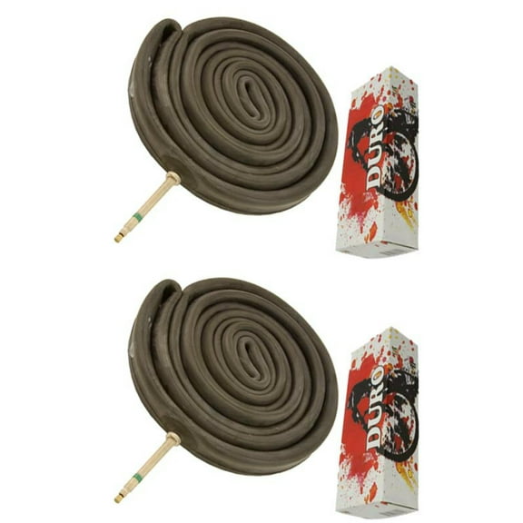 2 Duro Tubes 700 x 25c/28c 60mm Thorn Resistant Presta Valve. Set of Tube. Pair of Tubes. Two Tubes.