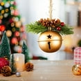 thumbnail image 4 of ‌Christmas Tree Pendant Wind Chime Hanging Decorations Rust Proof Outdoor Indoor Holiday Decor Red White Gold Green Bells with Mirror Finish‌, 4 of 6