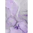 thumbnail image 2 of Addison Rugs Mayfield Washable Transitional Watercolors Purple Rectangle Rug, 3' x 5', 2 of 6
