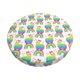 thumbnail image 1 of Disketp Rainbow Llama Funda Redonda para Taburete, Funda de Cojín para Silla de Bar Suave y Elástica-14 inch, 1 of 7