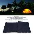 thumbnail image 4 of Fleece Sleeping Bag Liner, Foldable Fleece Sleeping Bag Multifunctional  for Camping Navy Blue, 4 of 7