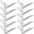 thumbnail image 1 of Shisuyan 10pcs Mini Artificial White Pigeon Model Vivid Dollhouse Decorative Model, 1 of 9