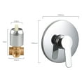 thumbnail image 3 of Aoresac Single-Function Shower Handle Valve Wall Mount Copper Faucet Shower Rough-In Valve Round Single Handle Tub Shower Mixer Fixtures for Bathrooms, 3 of 9