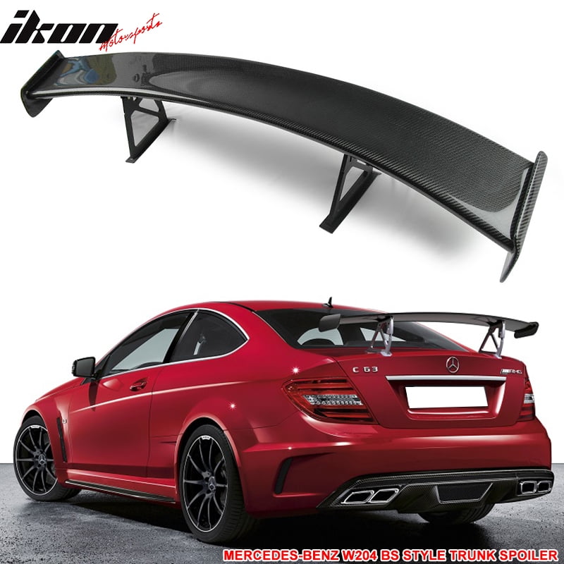 Fits 0814 Mercedes Benz W204 CClass AMG Black Series Trunk Spoiler CF