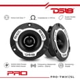 thumbnail image 4 of SUPER TWEETER DS18 en plata 1' marco de aluminio y diafragma PRO-TWX1, 4 of 6