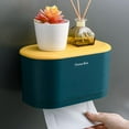thumbnail image 3 of Caja de pañuelos de PP, dispensador de servilletas y pañuelos faciales para cocina S azul, 3 of 9