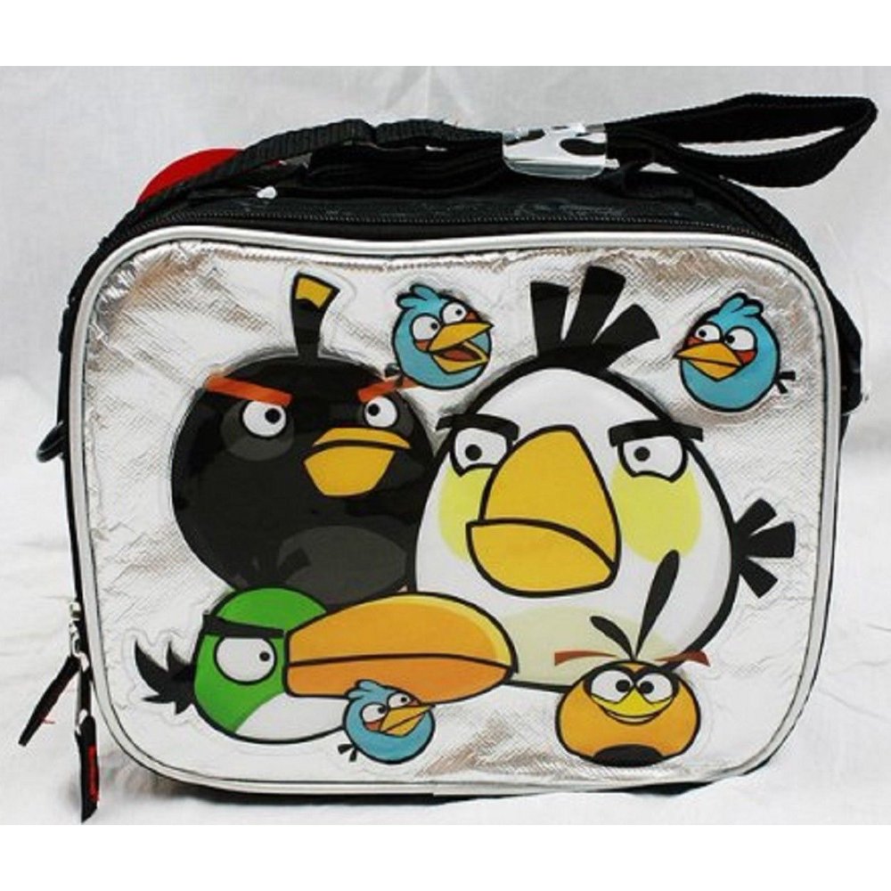 Lunch Box Angry Birds Insulated Black