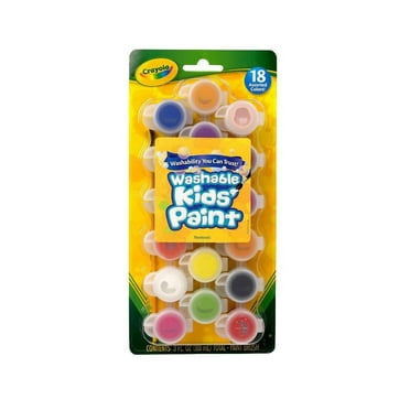 Pinturas Lavables Crayola 18 Piezas