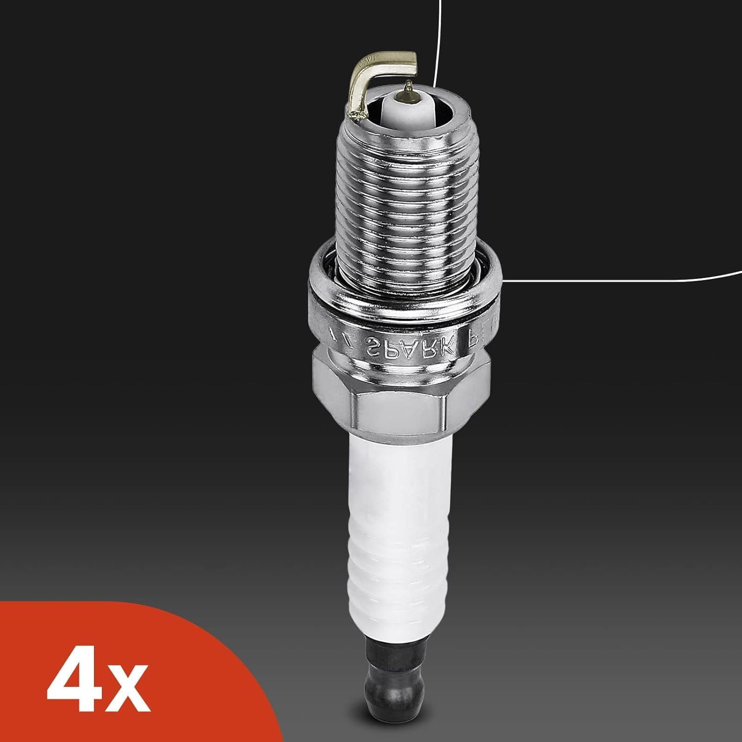 A-Premium Ignition Coils and Spark Plugs Kits Compatible with Subaru Outback 2010-2012, Legacy 2010-2012, 2.5L, Replace# 22433AA620, BKR6EGP 4-PC Set
