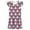 A38 Purple, variant on Yuncity Girls Halloween Dress Crew Neck Ruffle Sleeve Cute Ghost Pumpkin Print Sweet Casual Nightdress Size 3-4 Years Black