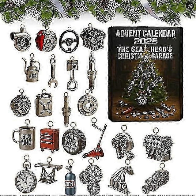 2025 2025 Christmas Advent Calendar Decor Acrylic Non-3D FULL STYLE - DX