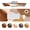 Boh Orange Brown Tan, variant on Desk Matt for Desktop, Computer Desk Pad Mat, Large Mouse Pad for Desk, XXL Gaming Mousepad with Non-Slip Base, Waterproof Laptop Keyboard Mat for Office Women, Orange Brown Boho