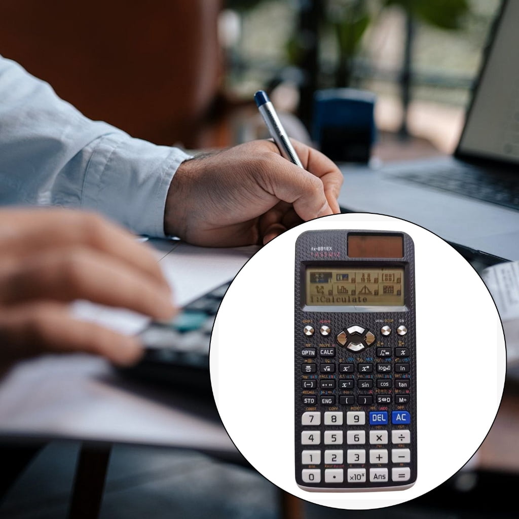 Multifunction Solar Powered Two Power 12 Digit LCD Display Calculator for Office School Home Use
