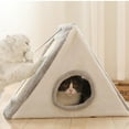 thumbnail image 1 of Cat Scratcher House  Design MultiFunctional Sisal Pine Wood Stress Relief Cat Bed Cave, Foldable Design For Muscle Exercise, 1 of 8