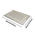 thumbnail image 4 of Diatomaceous Earth Bath Mat - 18x30 Inch Ultra Thin Quick Dry Bathroom Rug - Non Rubber Backing Super Absorbent Shower Mat That Fits Under Doors - Easy Care Washable Gray Bathroom Floor Mat, 4 of 6