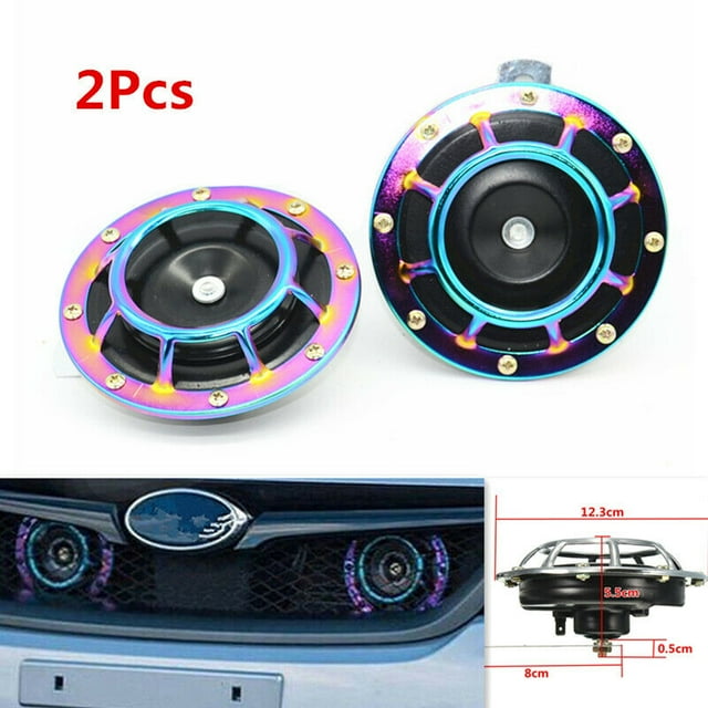 1 Paire de Haut-Parleurs Modifiés Forts, Compacts Électriques Explosifs, Ultrasoniques et Colorés de Hella-