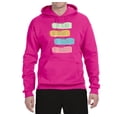 thumbnail image 2 of Positive Vibe Be Kind Brave Thankful Be Yourself Inspirational/Christian Unisex Graphic Hoodie Sweatshirt, Fuschia, 3XL, 2 of 3