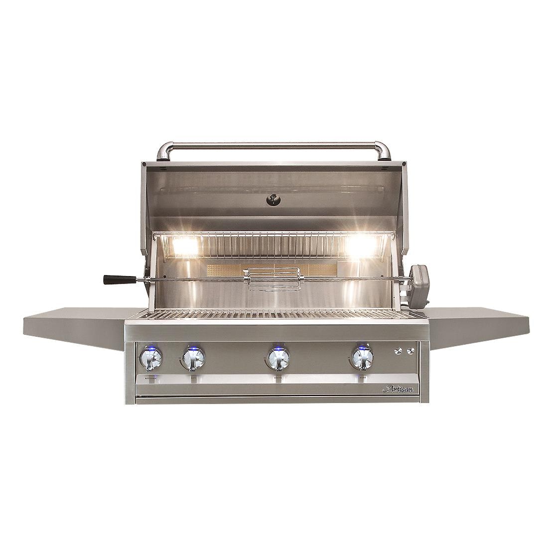 Artisan Professional 36-Inch 3-Burner Built-In Natural Gas Grill With Rotisserie - ARTP-36-NG - image 2 of 6