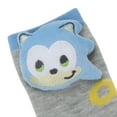 thumbnail image 6 of Sonic The Hedgehog 3D Plush Sonic & Amy Head Youth Girls 2-Pair Crew Socks, 6 of 7