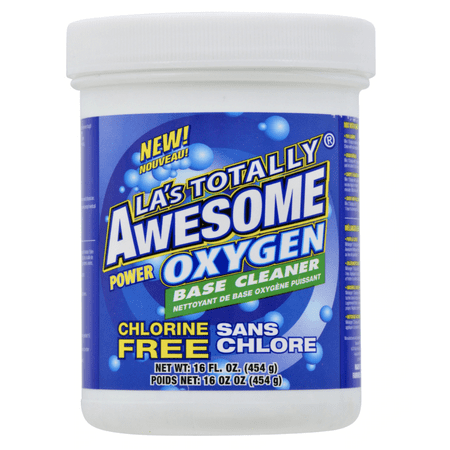 Oxygen Base Cleaner, 16 oz. Chlorine Free - Removes Stains - Cleans Carpets - Use for Laundry - 8 Pack
