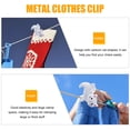 thumbnail image 2 of MasteelfCA 6pcs Cat Shaped Windproof Clothespins Iron Towel Clips Cartoon Clothes Fixing Clips, 2 of 8