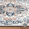 thumbnail image 3 of 2'7"x3'11" Vintage Floral Area Rugs, Machine Washable Rugs for Living Room, Low Pile Bedroom Rug 3x4, Red, 3 of 8