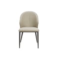 thumbnail image 5 of Casabianca Home Totem Set of 2 dining chair in taupe pu-leather., 5 of 7