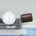 thumbnail image 2 of Acuario de escritorio,Pecera pequeña transparente,pecera,jarrón,mesa,Tanque de peces Contenedor de acuario transparente Hogar,Estuche organizador de joyas,Organizador de joyas de madera para, 2 of 8