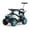 Blue#2, variant on iRerts 6V Powered Ride on ATV, Toddlers Ride on Toys Kids ATV with LED Light, Kids 4 Wheeler Electric Cars for Kids Boys Girls Ages 3-5 Gifts, Black+Green