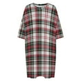 thumbnail image 4 of Clan Stewart Dress Tartan Plaid Pattern Tartan Sleepshirts For Sleeping Travels Loose Sleepdress Pajama Dress Soft Nightdress Sleepwear, 4 of 7