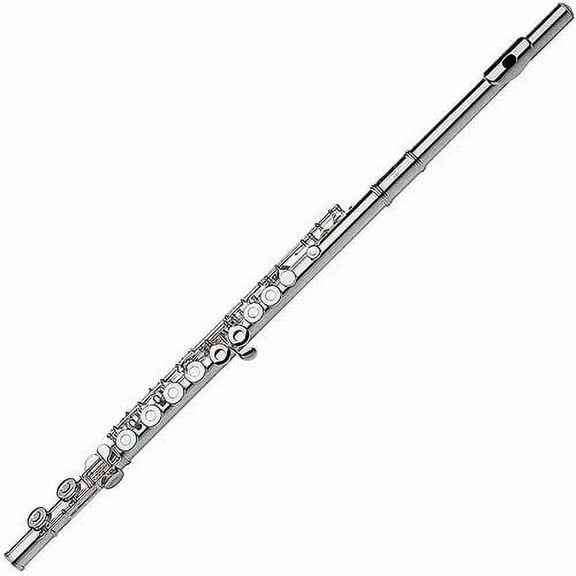 Gemeinhardt Offset G Key Concert Flutes, Stainless Steel Silver, 18.50" L
