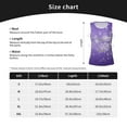 thumbnail image 6 of Fotbe Snowfall Sky White Purple Womens Loose Fit Casual Flowy Slim-Fit Tank Tops Athletic Round Neck Trendy Sleeveless Summer Tops for Gym and Yoga-Medium, 6 of 7