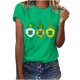 thumbnail image 1 of Camisetas con estampado del Día de San Patricio y cuello redondo para mujer, blusas femeninas cómodas a la moda, Tops Fridja bn834, 1 of 6
