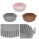 thumbnail image 4 of Ollas de silicona para freidora de aire, forro de silicona reutilizable para freidora, cesta resistente a altas temperaturas, revestimiento de silicona de grado alimenticio, 4 of 8