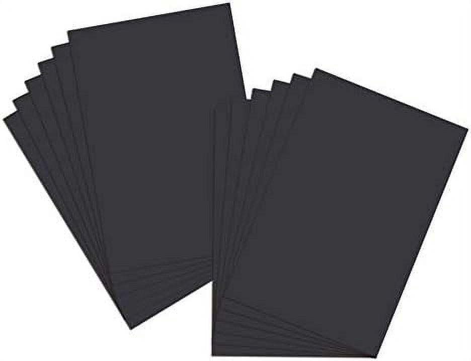 Poster Board Black 22" X 28", Colored Poster Board Paper, Bulk Boards