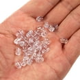 thumbnail image 3 of 200PCS Fishing Beads Tranparent Double Cross Hole Beads Hard Clear, 3 of 6