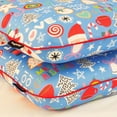 thumbnail image 4 of Imaginarium Memory Foam Fun Pillow with Cool-to-the-Touch Cover, Standard/Queen, 2-Pack, Holly Jolly Blue, 4 of 5