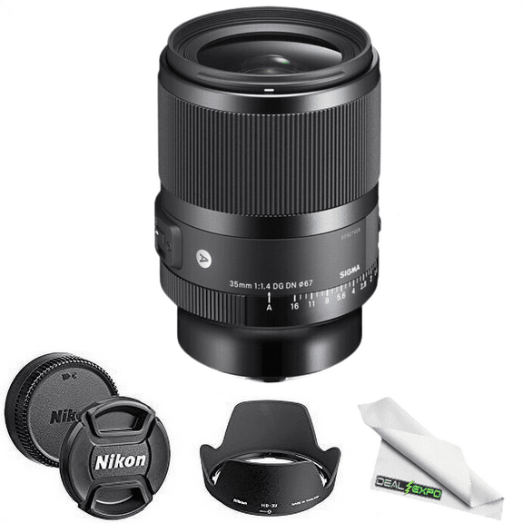 Sigma 35mm f/1.4 DG DN Art Lens For Sony E - DealExpo Basic Bundle