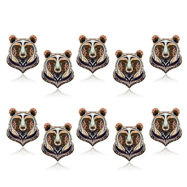 10 Pieces Heat Transfer Patterns T-Shirt Clothes Printing for T-Shirts Design Decals Sheets Household DIY Crafting Fabric Making Accessories Type 1