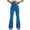 Blue, variant on Flare Leggings For Women Classic Solid Color Tight Fitting Hip High Waisted Workout Pants Shaping Flared Yoga Pants Orange L