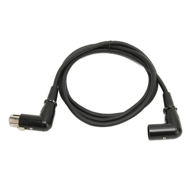 Cable De Micrófono XLR Negro Cable XLR Macho A Hembra De 3 Pines Resistencia A La Corrosión Para Altavoz Para Micrófono Para Tableros De Mezcla