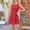 *Red, variant on ClodeEU Women's Summer A-Line Sleeveless Grewneck Mini Dress,Club Party Little Short Fit Dresses Red,Womens Plus XS