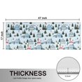 thumbnail image 5 of Kitchen Rugs Sets Of 2,Light Blue Christmas House and Tree Pattern Anti Fatigue Kitchen Mat Rugs Non Slip Washable,Decorative Kitchen Floor Mats for Kitchen,Sink,Laundry,17"X47", 5 of 5